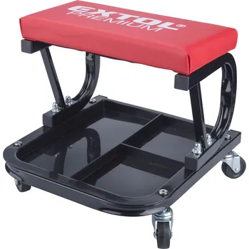 EXTOL PREMIUM sedák montážní pojízdný, nosnost do 120kg