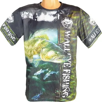 TifanTEX Rybářské tričko Walleye candát