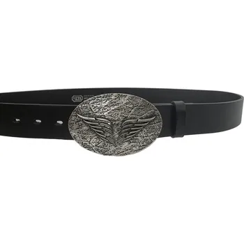 Opasek PENNY BELTS Kožený opasek 97-60 černý - 110 cm