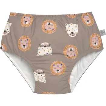 Kojenecké oblečení Lässig Plavky Swim Diaper Girls wild cats choco 07-12 mon.