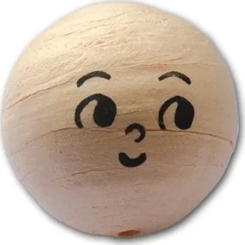 Vatový obličej, průměr 1,9 cm, balení 10 ks