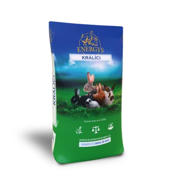 Krmivo pro hospodářské zvíře Granule králík KLASIK, bez léčiva, výkrm, 25 kg