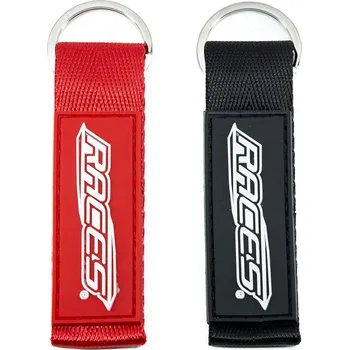 RACES polyester logem klíčenka - různé barvy