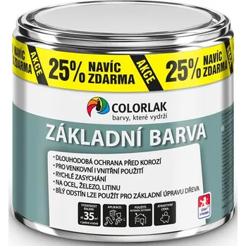Lak na dřevo Colorlak SYNOREX PRIMER S2000 Barva: bílá C0100, Balení: 2,5 l