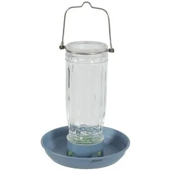 Krmítko pro ptáka Krmítko venkovní GLASS sklo modrá Zolux