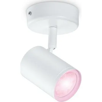 Philips Stropní bodové svítidlo WiZ IMAGEO 8719514551879 LED GU10 4,9W 345lm 2200-6500K RGB IP20 CRI90 bílé, stmívatelné