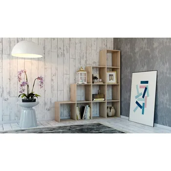 Knihovna Regál, knihovna - Vista dub sonoma