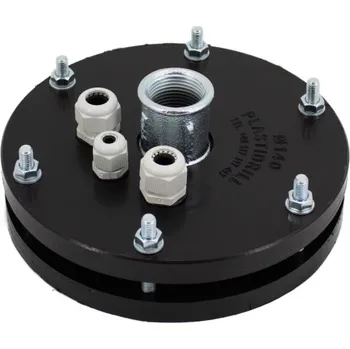 Příslušenství k čerpadlu PLASTIDRILL Instalační hlavice na vrt 140mm, 1", s odvzdušněním a vývodkou pro sondy (PG9) fl11401s3