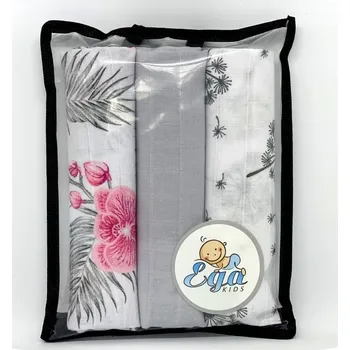 látková plena Plena mušelínová - 3 ks - dárkové balení nr. 8