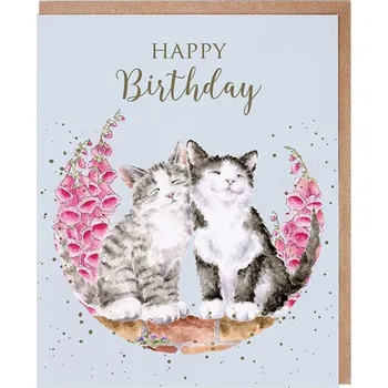 Wrendale Designs Narozeninové přání Wrendale Designs "Happy Purrr-thday" - Kočky
