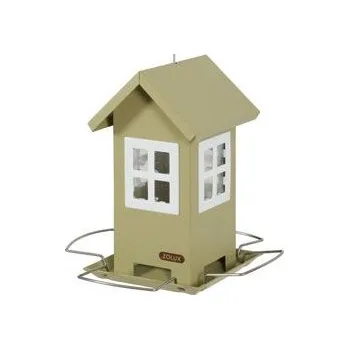 Krmítko pro ptáka Budka krmítko HOUSE kov zelená Zolux