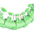 Obruč HMS HHW12 masážní hula hop obruč plus size se závažím zelená