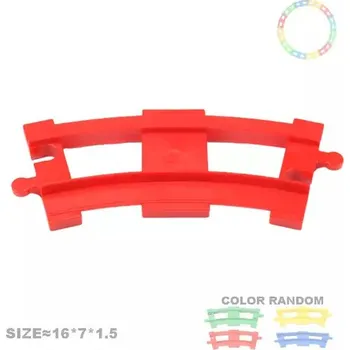 ostatní stavebnice Stavebnice dopravního příslušenství | Styl Lego - Barevně zakřivená dráha