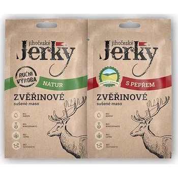 Jihočeské Jerky Zvěřinové 20g Natur