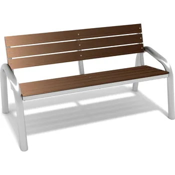 Zahradní lavice Lavička z nerezové oceli WPC 20254