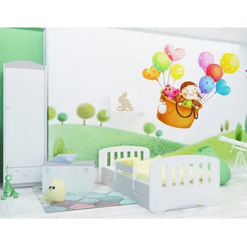 Dětská postel Postel Sáva 180x90 cm + šuplík + matrace