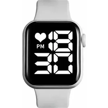 Hodinky Digitální sportovní hodinky - Šedobílá