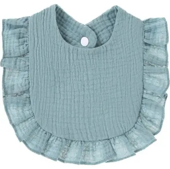 Bryndák Mušelínový bryndák s volánkem - modrá