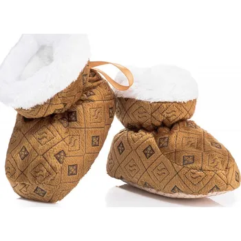 Capáčky Kojenecké capáčky 0-6 měsíců - BFU 054 - brown