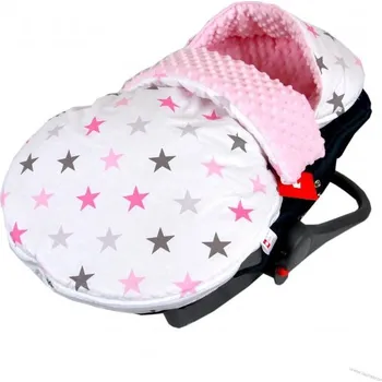 Fusak Fusak minky růžová-hvězdy 90 cm