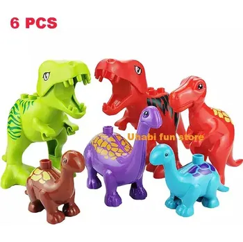 ostatní stavebnice Stavebnice s motivem zvířat | Styl Lego - Dinosaurus 6ks