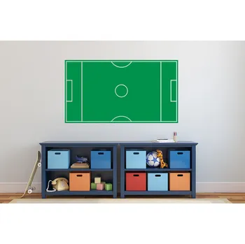 Samolepící dekorace Lepy.cz Samolepka na zeď Fotbalové hřiště Velikost (šířka x výška): 90x50cm, Barevná varianta: Lípová zelená