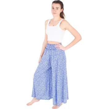 Dámské kalhoty Široké kalhoty / Kalhotová sukně Ciara Audrey, Modrá, Sittar UNI