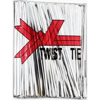 Organizace kabelů Vázací pásky stříbrné 10cm