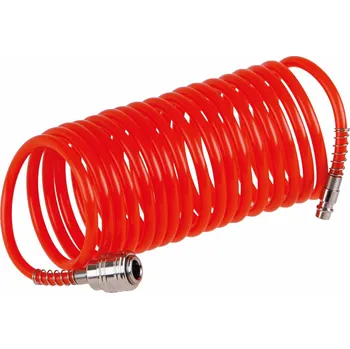 Příslušenství ke kompresoru 5m hadice ke kompresoru, 1/4" Festa, spirálová s rychlospojkami
