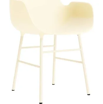 Jídelní židle Normann Copenhagen Židle Form s područkami, cream/cream