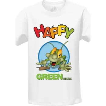 Pánské tričko Tričko s potiskem Šťastný zelený brouček dětské