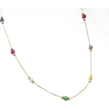 Náhrdelník Stuchlík zlatý náhrdelník duha 202183
