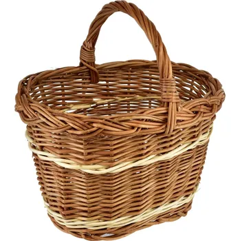 Nákupní košík Košíček Krystínka oválný malý 25×21×17/30 cm