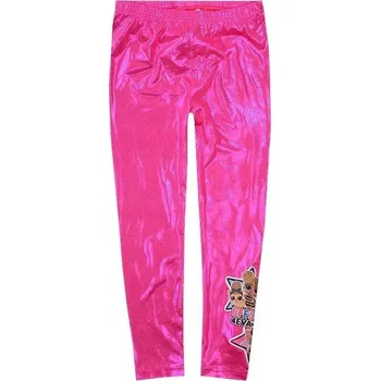 Chlapecké kalhoty L.O.L. Surprise LEGÍNY LOL holografické (malinová) Velikost: 128