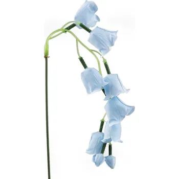 umělá květina Umělá rostlina zvonek převislý - 3 modrá světlá