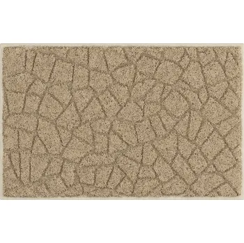 Koupelnová předložka LineaDue TERAZZO - Koupelnová předložka čoko-smetanová Rozměr: 70x120 cm