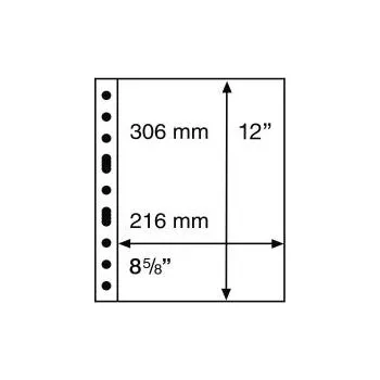 Obal pro sběratelský předmět Listy GRANDE 1 C na dokumenty A4 průhledné
