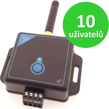 Dálkový ovladač vrat Vyrobeno v EU GSM-R1.10 dálkové ovládání mobilem na vrata, závory, pro 10 uživatelů