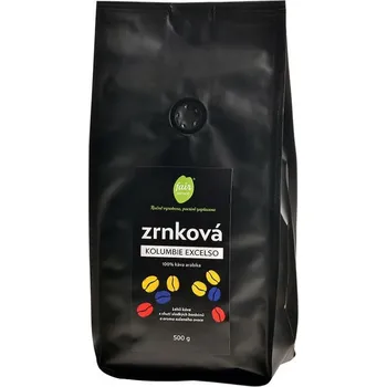 Káva FAIROBCHOD Kolumbie excelso zrnková káva 500&nbsp;g