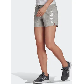 Dámské kraťasy ADIDAS Dámské fitness kraťasy Adidas Linear XS BÍLÁ|ŠEDÁ