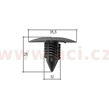 Autodíl plastová příchytka (sada 10 ks), UP 50129Z