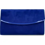 Modré semišové pevné psaníčko 382284