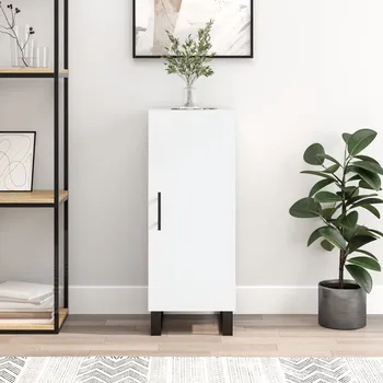 přebalovací pult a komoda Petrashop Příborník bílý 34,5 x 34 x 90 cm kompozitní dřevo Bílá828564