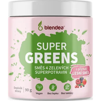 Přírodní produkt Blendea Super Greens lesní směs BIO 90 g