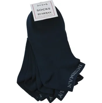 Pánské ponožky Bushman ponožky Flat Set 2,5 black 39-42