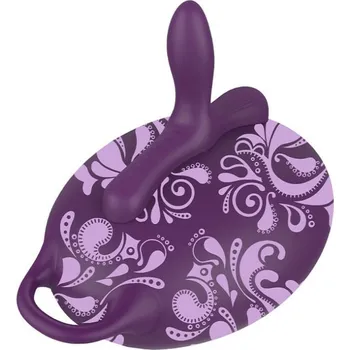 Vibrátor Bouncy Bliss Classic - nafukovací polštářový vibrátor (fialový)