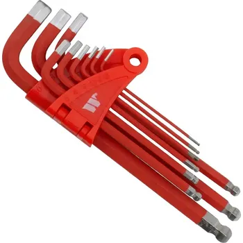 Klíč Klíče zástrčné Inbus 1.5-10, s koulí, sada 9 dílů, Welzh (Welzh Werkzeug)