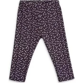 Dívčí legíny Dívčí zateplené legíny Topo in Fashion tmavě modré s drobným potiskem velikost 128 (40170-034)