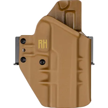 Příslušenství pro sportovní střelbu RH Holsters FROGY - SIG Sauer P320 Full-Size/X-Five - vnější kydexové pouzdro - poloviční sweatguard - coyote hnědá Pouzdro je pro: Pravák