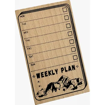 Plánovací razítko - Weekly Plan